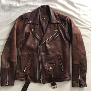 Pele Che Coco leather biker jacket.